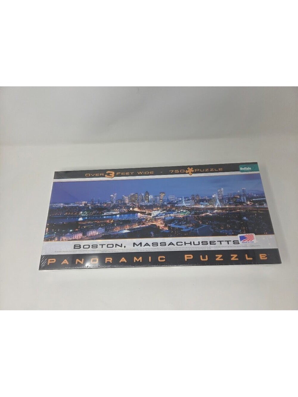 NEW/SEALED Buffalo Games Boston, Massachusetts 750 PC Panoramic Puzzle